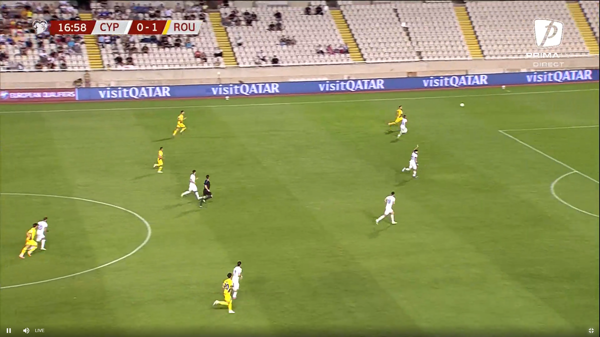 Golul 2 marcat de Drăguș în Cipru - România