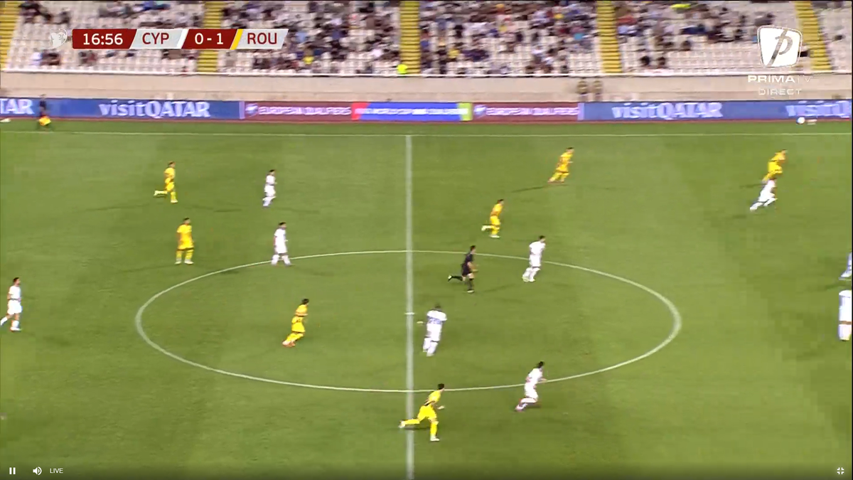 Golul 2 marcat de Drăguș în Cipru - România