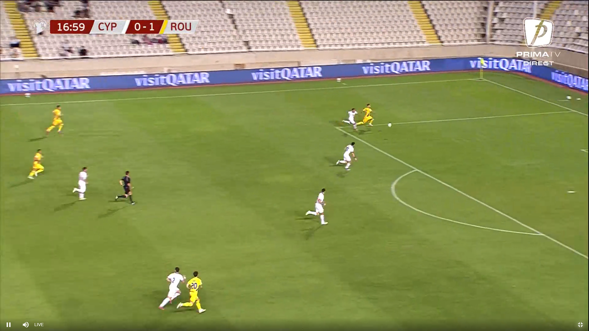 Golul 2 marcat de Drăguș în Cipru - România