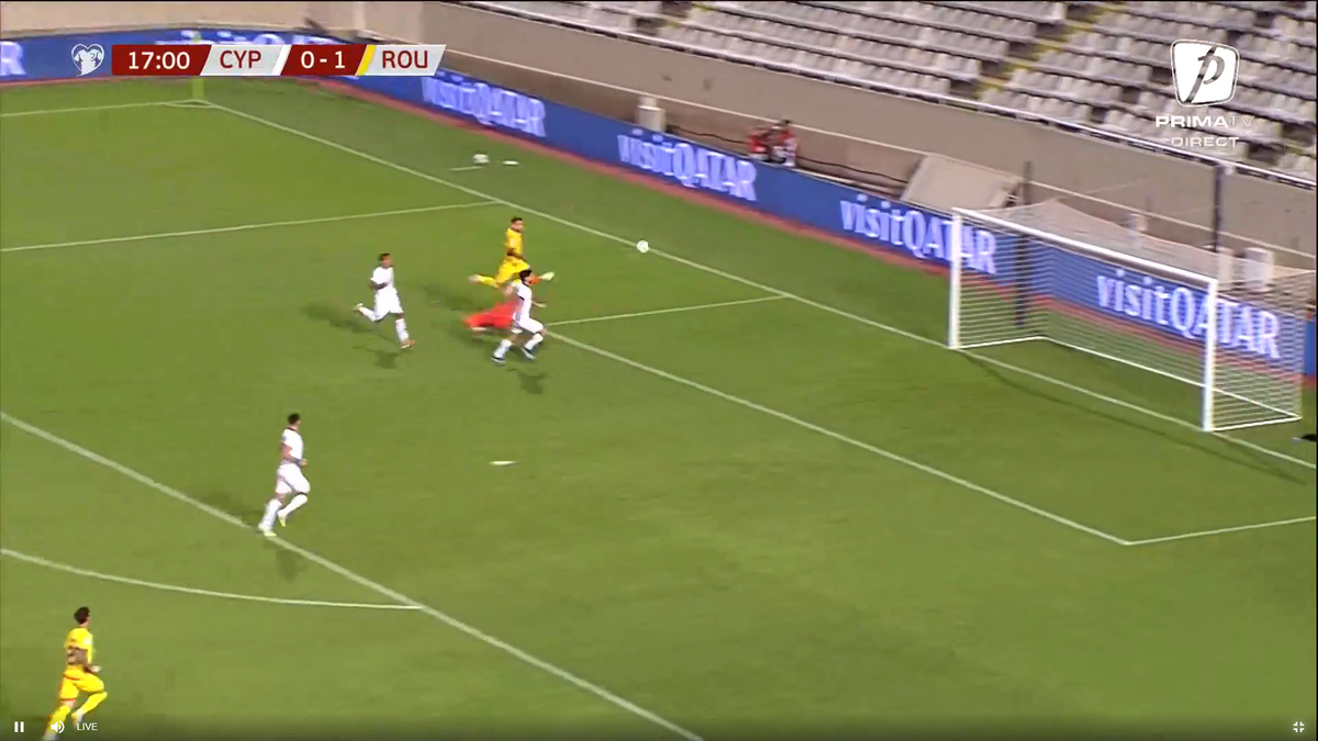 Golul 2 marcat de Drăguș în Cipru - România