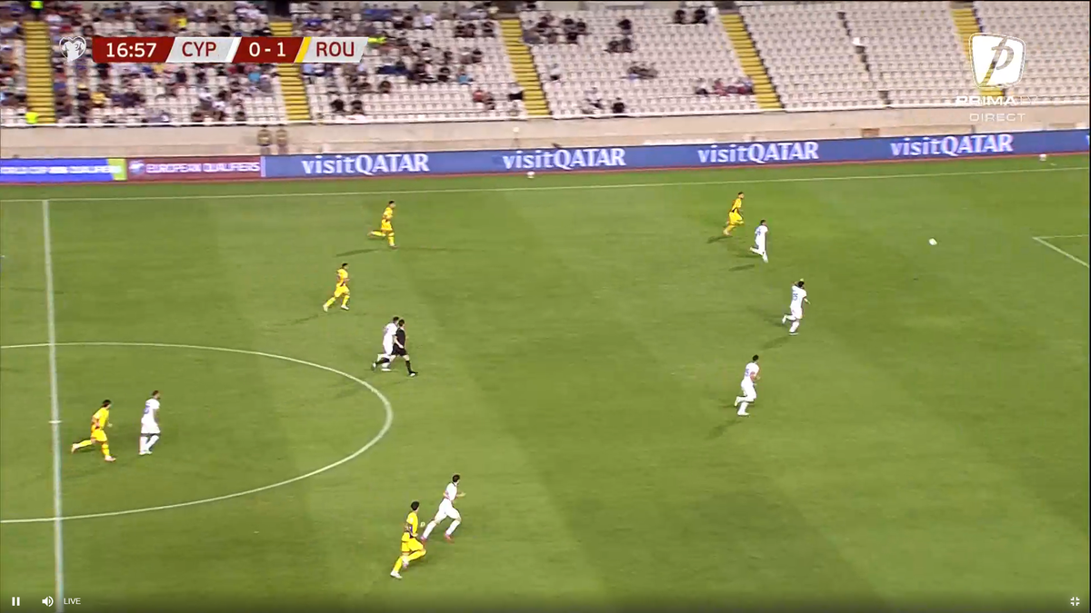 Golul 2 marcat de Drăguș în Cipru - România