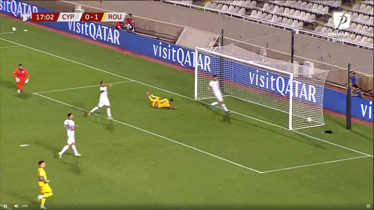 Golul 2 marcat de Drăguș în Cipru - România