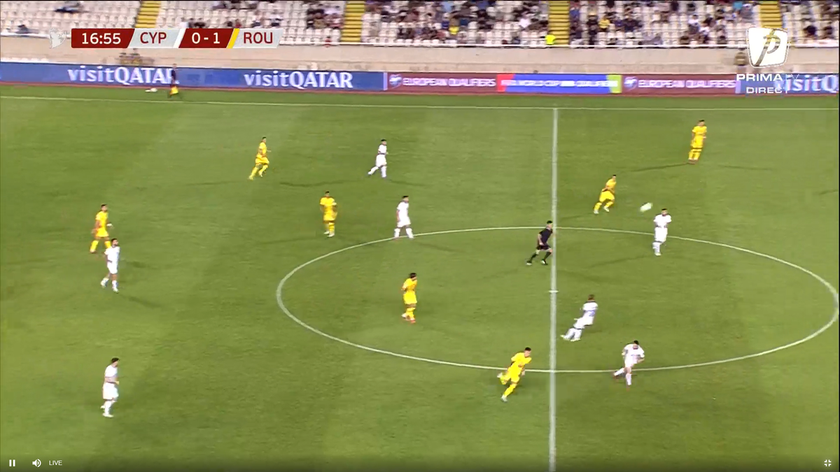 Golul 2 marcat de Drăguș în Cipru - România