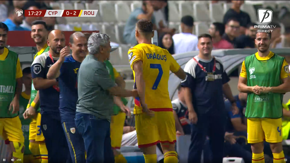 Golul 2 marcat de Drăguș în Cipru - România