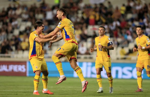 Gol superb marcat de Drăguș cu Cipru! Pasă genială a lui Marin + Gestul lui Mircea Lucescu