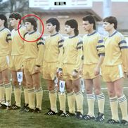 Ovidiu Hanganu, încercuit, la juniorii naționalei / Sursă foto: Facebook