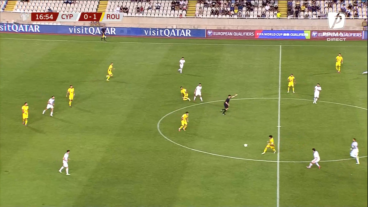 Golul 2 marcat de Drăguș în Cipru - România