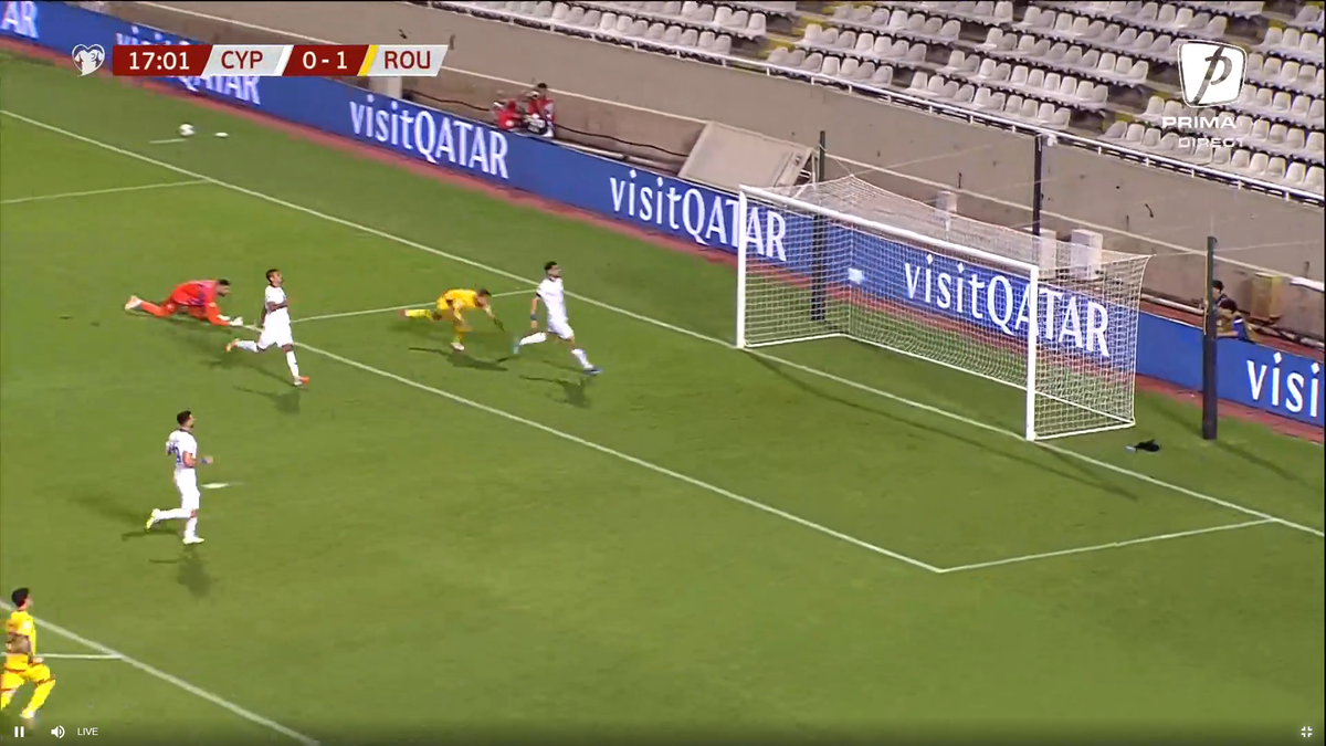Golul 2 marcat de Drăguș în Cipru - România
