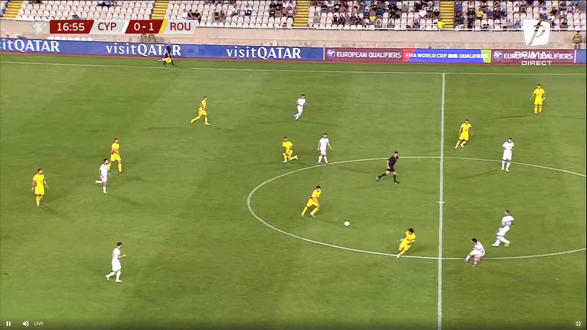 Golul 2 marcat de Drăguș în Cipru - România