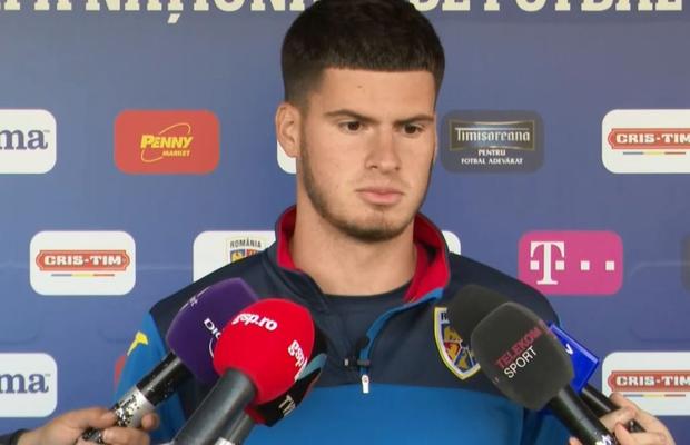 ROMÂNIA U21 - UCRAINA U21 // VIDEO Tudor Băluță: „Trebuie să luptăm să nu mai fim o surpriză la turneele finale”