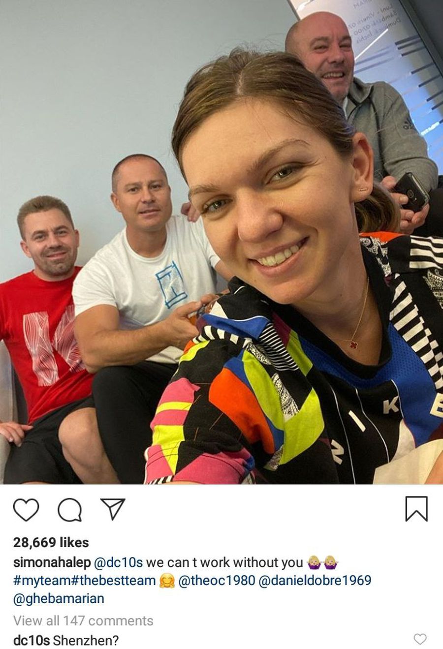 Postarea Simonei Halep