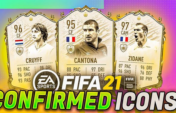 Acestea sunt cele mai bune carduri de tip ICON din FIFA 21: jocul va avea 100 de carduri speciale!