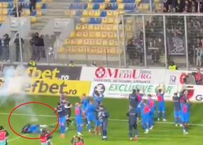 Incident după Petrolul - FCSB » O petardă a explodat în apropierea lui Billel Omrani: medicii au intervenit imediat