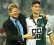 Ladislau Boloni alături de Cristiano Ronaldo, la Sporting (foto: Arhiva GSP)