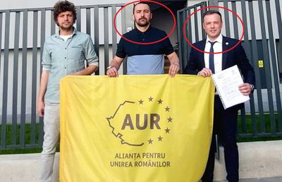 AUR et Patria » Ieri ultrași, azi președinți de partid! Suporterii care fac haos la meciurile naționalei, folosiți în campania electorală a lui George Simion