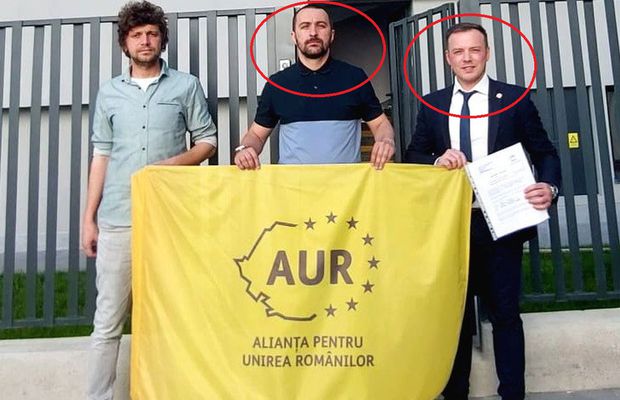 AUR et Patria » Ieri ultrași, azi președinți de partid! Suporterii care fac haos la meciurile naționalei, folosiți în campania electorală a lui George Simion