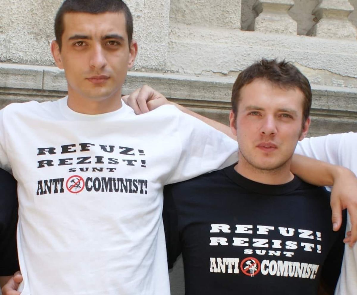 AUR et Patria » Ieri ultrași, azi președinți de partid! Suporterii care fac haos la meciurile naționalei, folosiți în campania electorală a lui George Simion