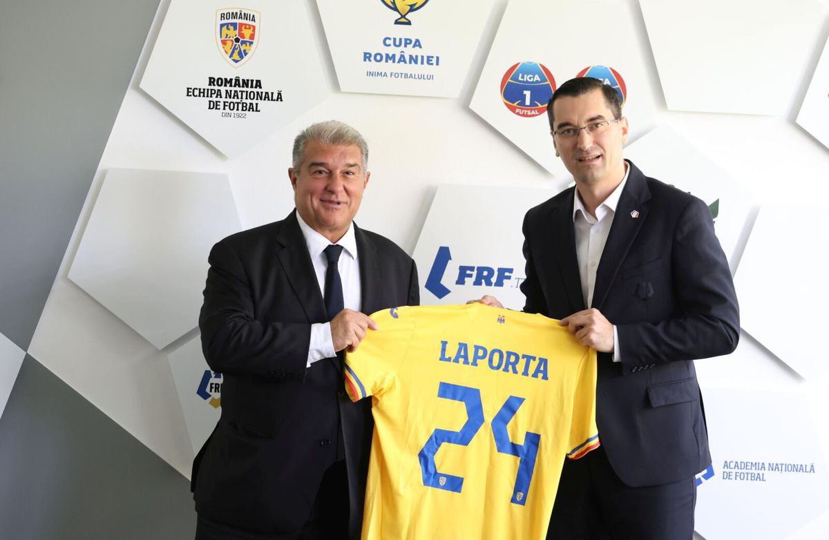 Joan Laporta, la sediul FRF