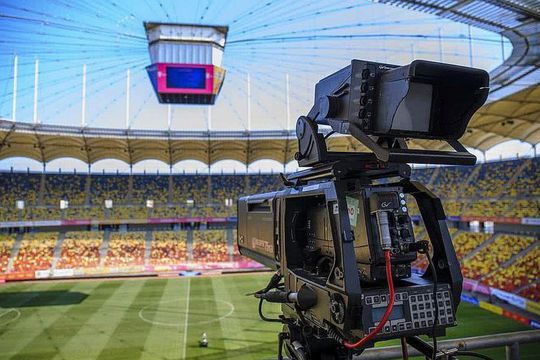 Camera TV spre Național Arena