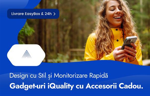 Descoperă gama de Ceasuri Smartwatch iQuality cu functii de top pentru barbati si femei.