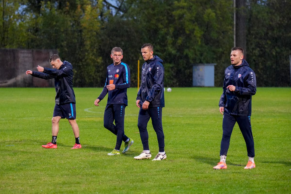 Antrenamentul oficial al Moldovei înaintea amicalului cu România