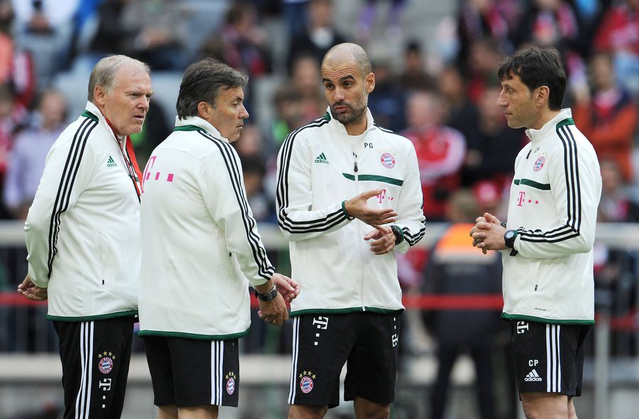 Pep Guardiola, alături de staff-ul său, la Bayern, în sezonul 2013-2014 Pep Guardiola, sfătuit să renunțe la Manchester City: „Ca prieten, asta i-aș recomanda, să caute un proiect nou”