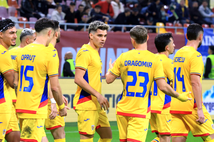 Ianis Hagi, gol în România - Moldova // foto: Ionuț Iordache (GSP)