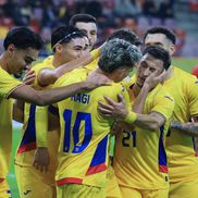 Ștefan Baiaram, Lisav Eissat, Ianis Hagi și Olimpiu Moruțan în România - Moldova, imagini de meci // foto: Ionuț Iordache (GSP)