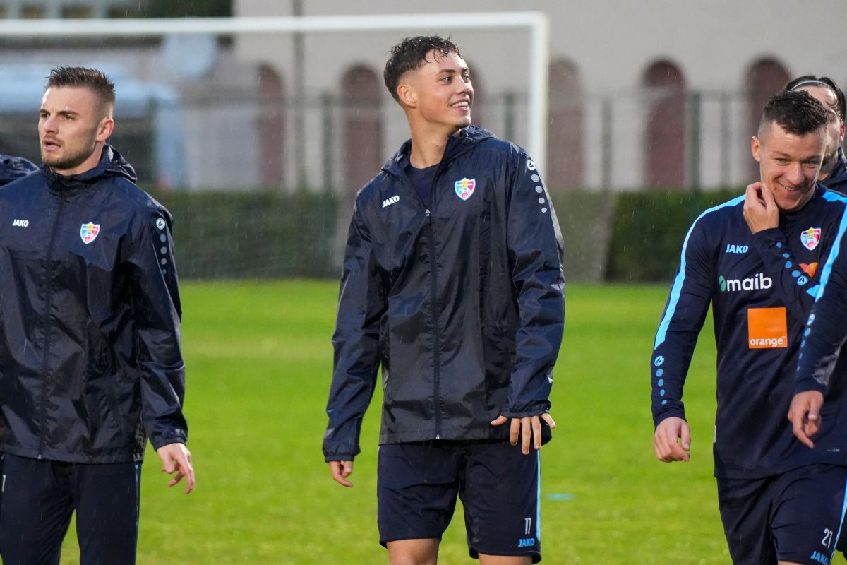 Antrenamentul oficial al Moldovei înaintea amicalului cu România