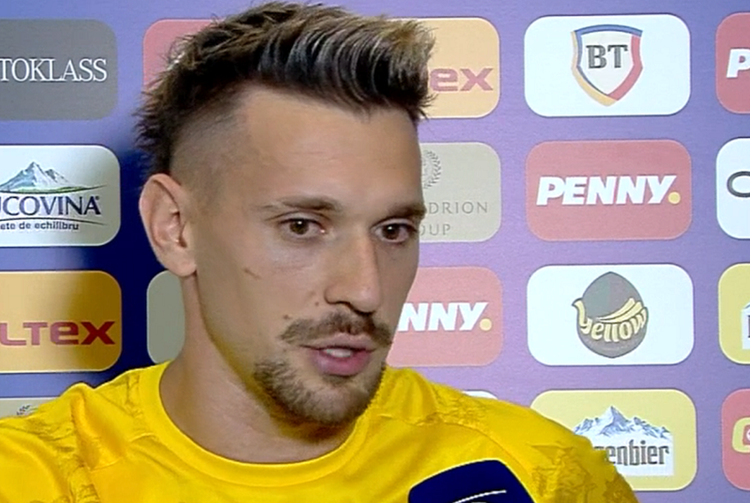 Ionuț Radu, după amicalul cu Moldova. Sursa foto: orangesport.ro