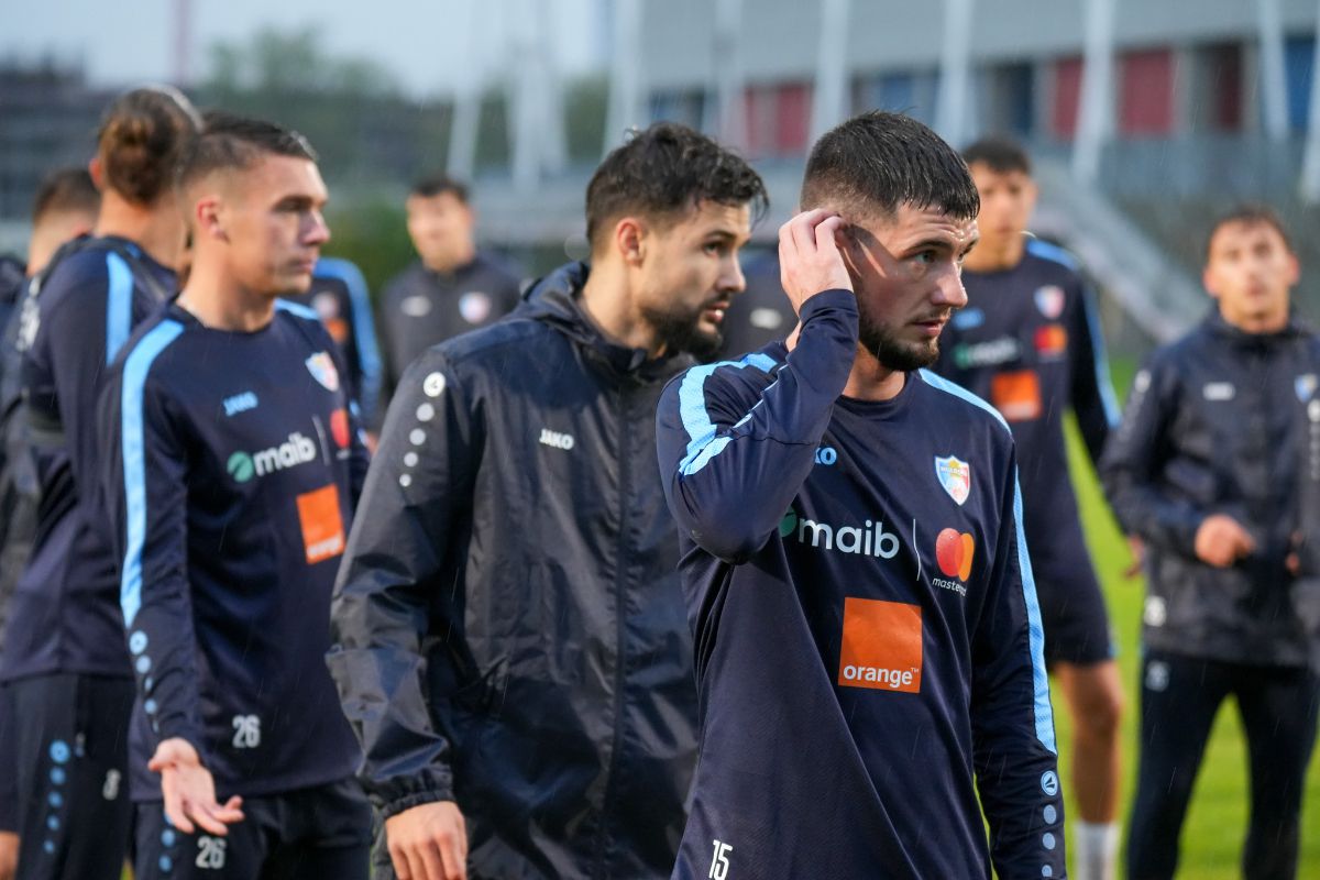 Antrenamentul oficial al Moldovei înaintea amicalului cu România