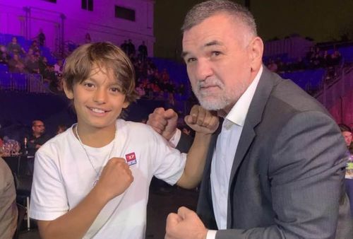 Leonard Doroftei, alături de Arturo Gatti Jr/ foto: Facebook @Leondard Doroftei