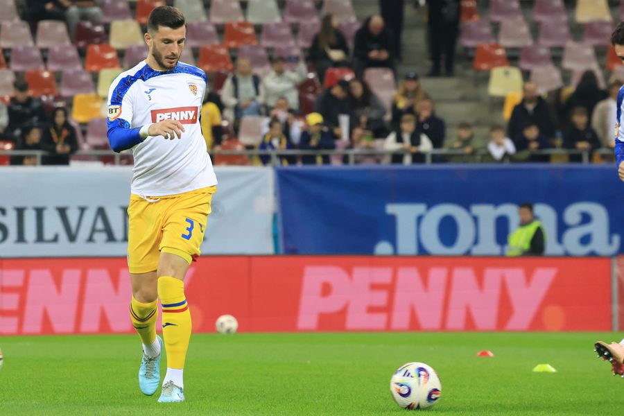 Mihai Popescu, înainte de România - Moldova / Foto: Ionuț Iordache (GSP) Cristi Săpunaru a întocmit Top 3 fundași centrali români din Superliga: „Pentru mine, nu pleca niciodată de la Rapid!”