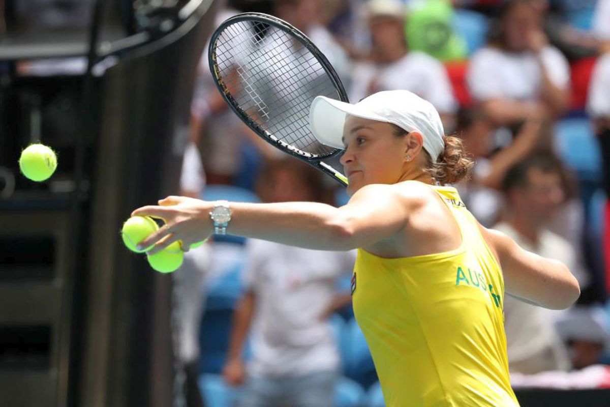 FINALA FED CUP, AUSTRALIA - FRANȚA // FOTO Rezultate incredibile în prima zi » Ashleigh Barty, victorie 6-0, 6-0! Și Mladenovic și-a „demolat” adversara