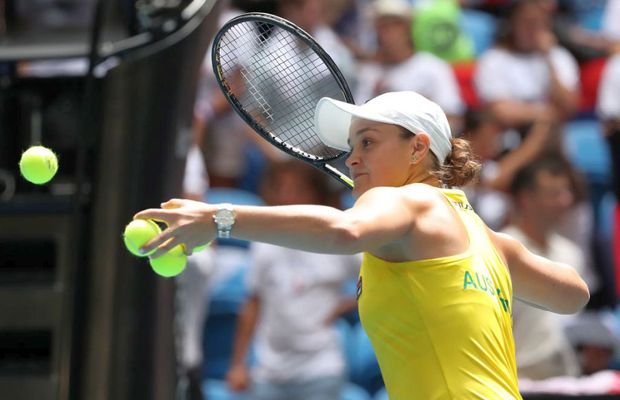 FINALA FED CUP, AUSTRALIA - FRANȚA // FOTO Rezultate incredibile în prima zi » Ashleigh Barty, victorie 6-0, 6-0! Și Mladenovic și-a „demolat” adversara