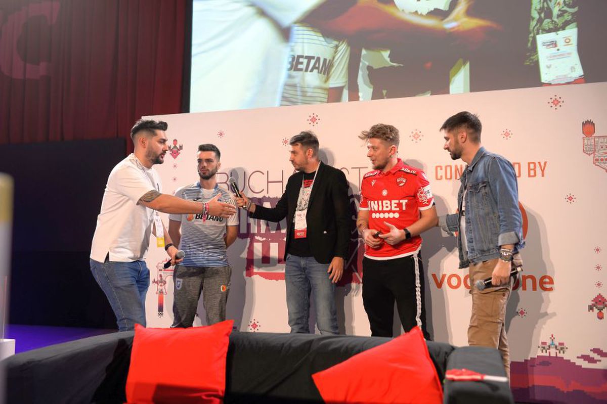 Bucharest Gaming Week // VIDEO + FOTO / Dinamo, umilită de Craiova și la FIFA 20! Meciul a fost transmis și comentat în direct la GSP Live