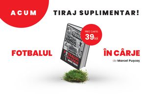 Tiraj suplimentar al cărții "Fotbalul in cârje" de Marcel Pușcaș!