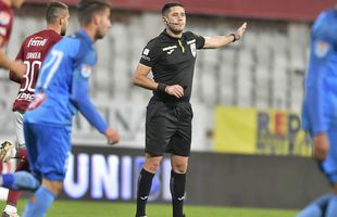 Arbitrul Robert Avram, acuzat că a jignit un jucător în Clinceni - Rapid: „Nu pot să tac!”