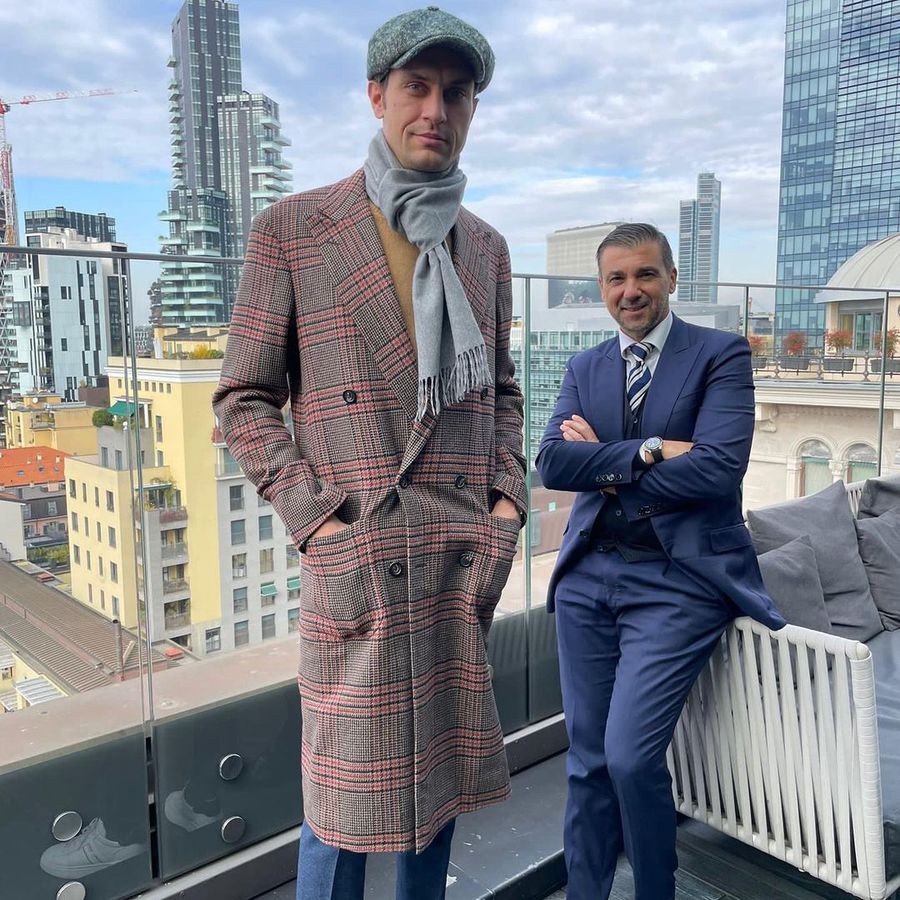 Ciprian Tătărușanu și Pietro Chiodi // foto: Instagram @ pietrochiodi_ „Keep calm and apără Tătărușanu” » Prima fotografie cu uriașul român după Derby della Madonnina