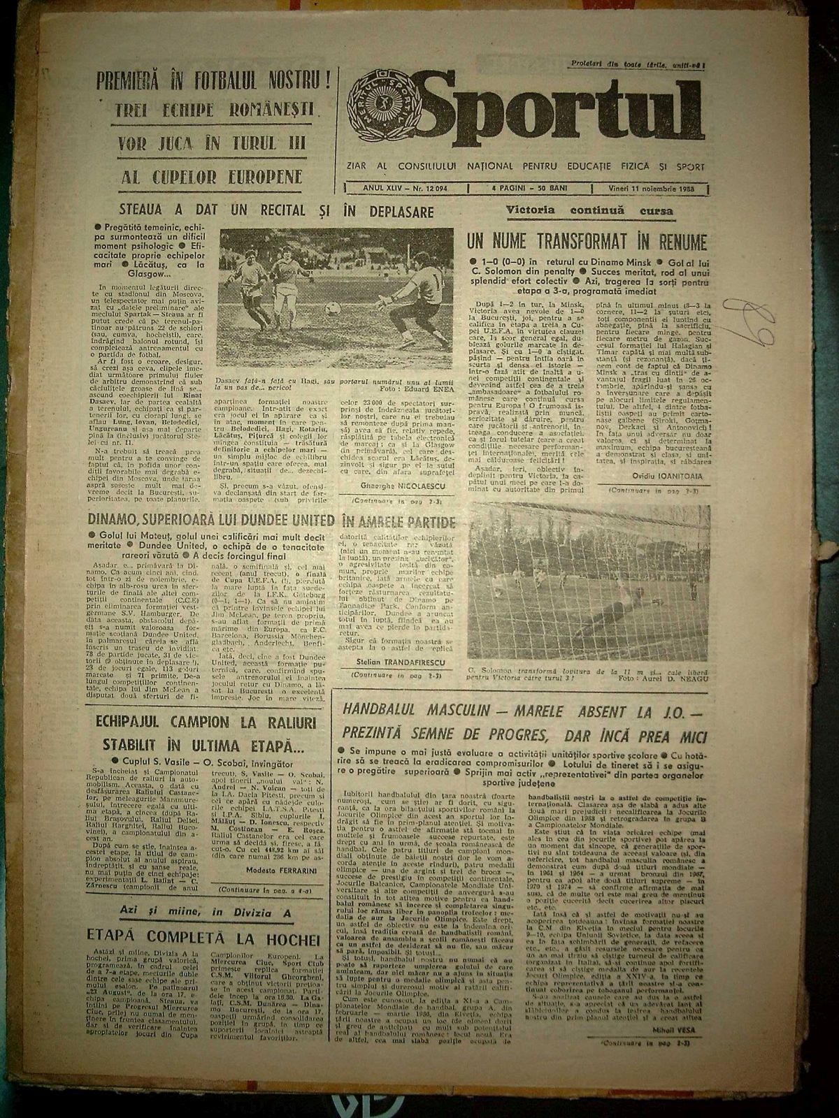 33 de ani de la ultimul mare meci european al lui Belodedici la Steaua