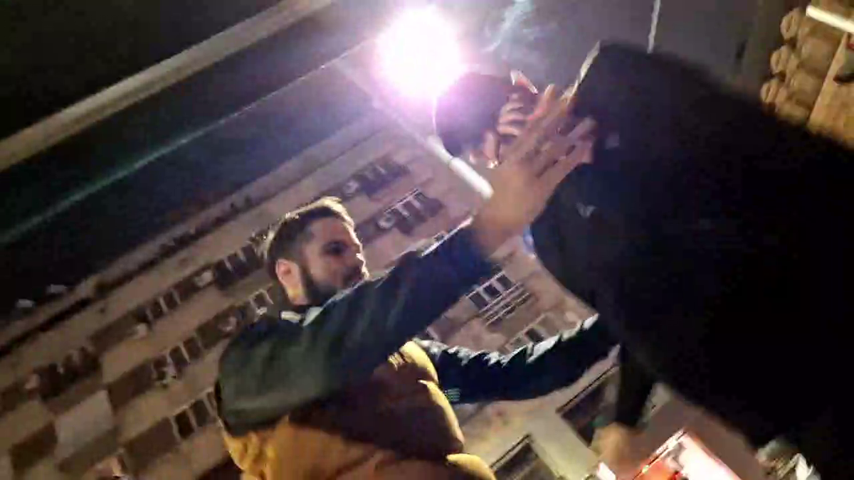 Dumitru Dragomir, conflict violent pe stradă cu protestatarul „Ceaușescu”