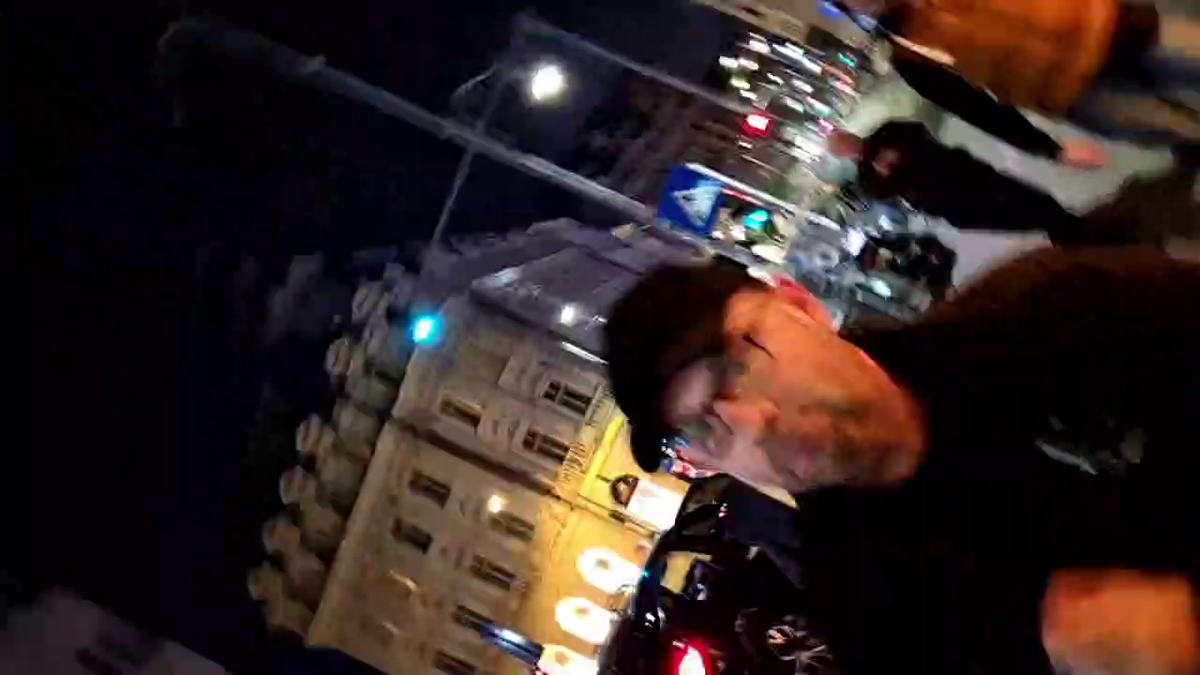 Dumitru Dragomir, conflict violent pe stradă cu protestatarul „Ceaușescu”