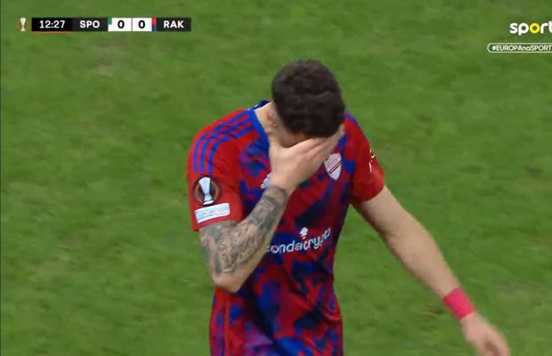Dezastru pentru Bogdan Racovițan! „ROȘU” direct în Europa League, după doar 13 minute. Românul și-a pus mâinile în cap