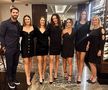 Jucătoarele române la dineul oficial Foto Instagram