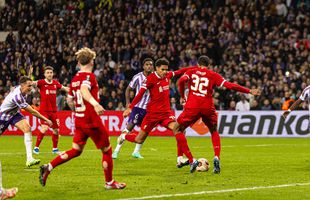 Meci haotic în Europa League » Liverpool a pierdut dramatic: gol anulat în 90+9!
