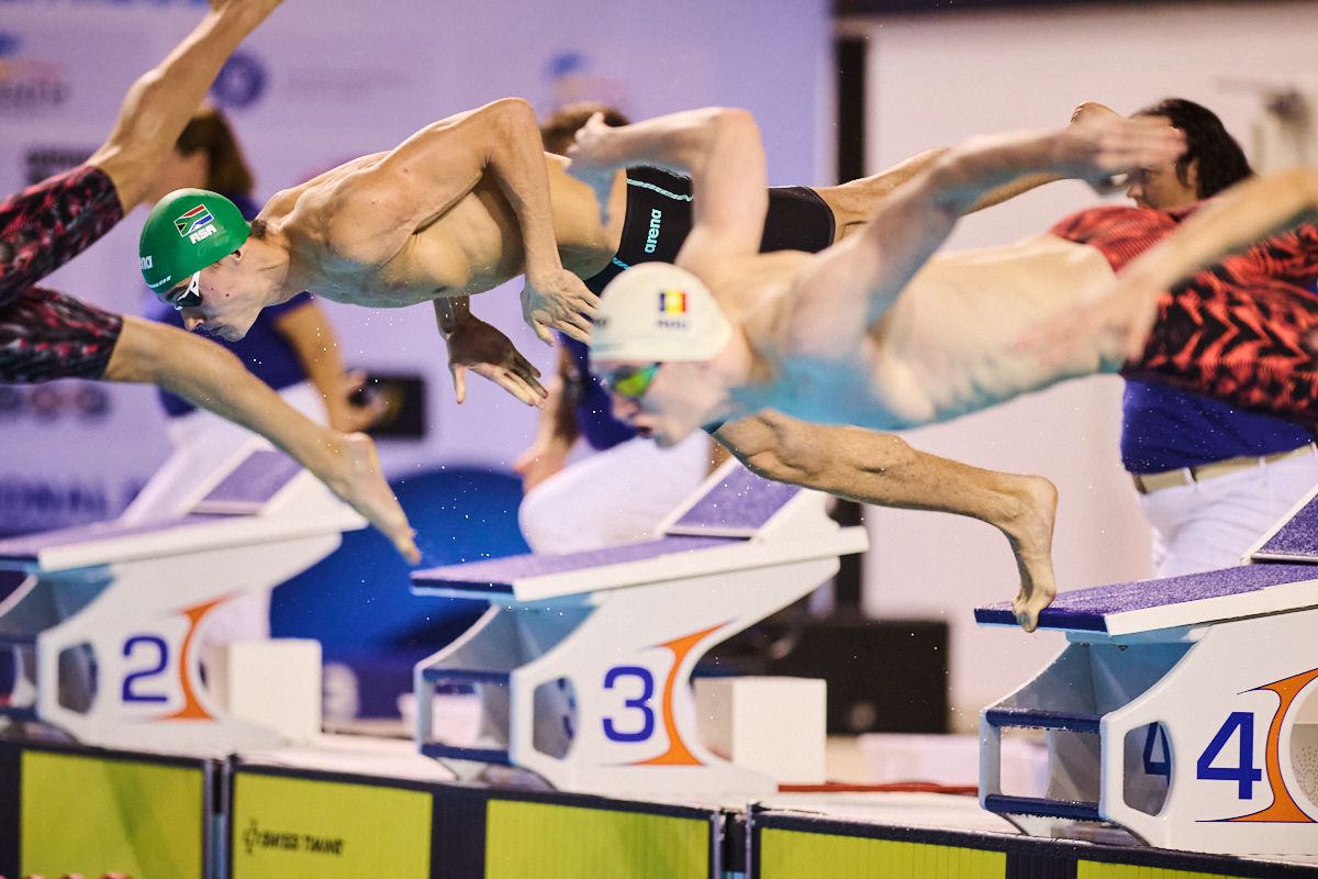David Popovici, primul loc în finala de la 100 m liber la Campionatele Naționale în bazin scurt. E din nou campion național!