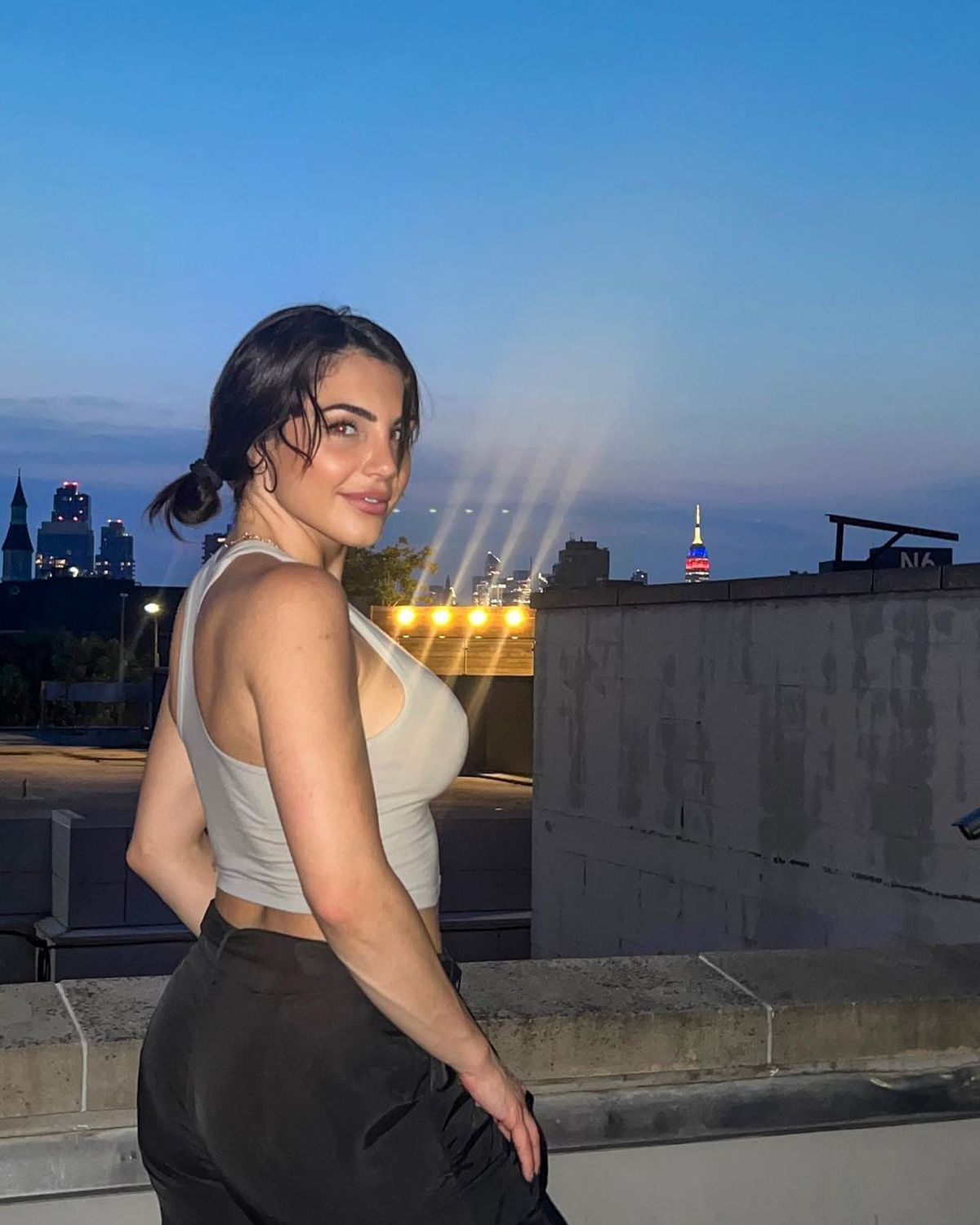 Jen Rufo, fostă majoretă a echipei Brooklyn Nets din NBA