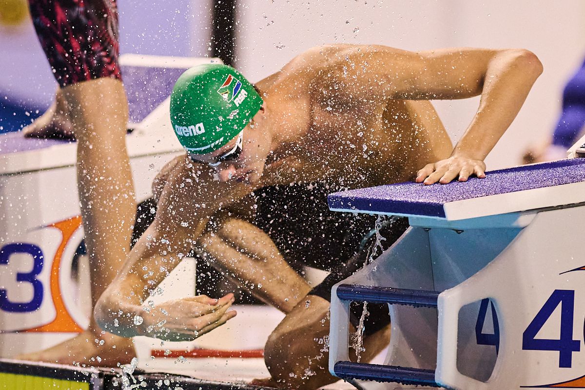 FOTO David Popovici, primul loc în finala de la 100m liber la Campionatele Naționale în bazin scurt