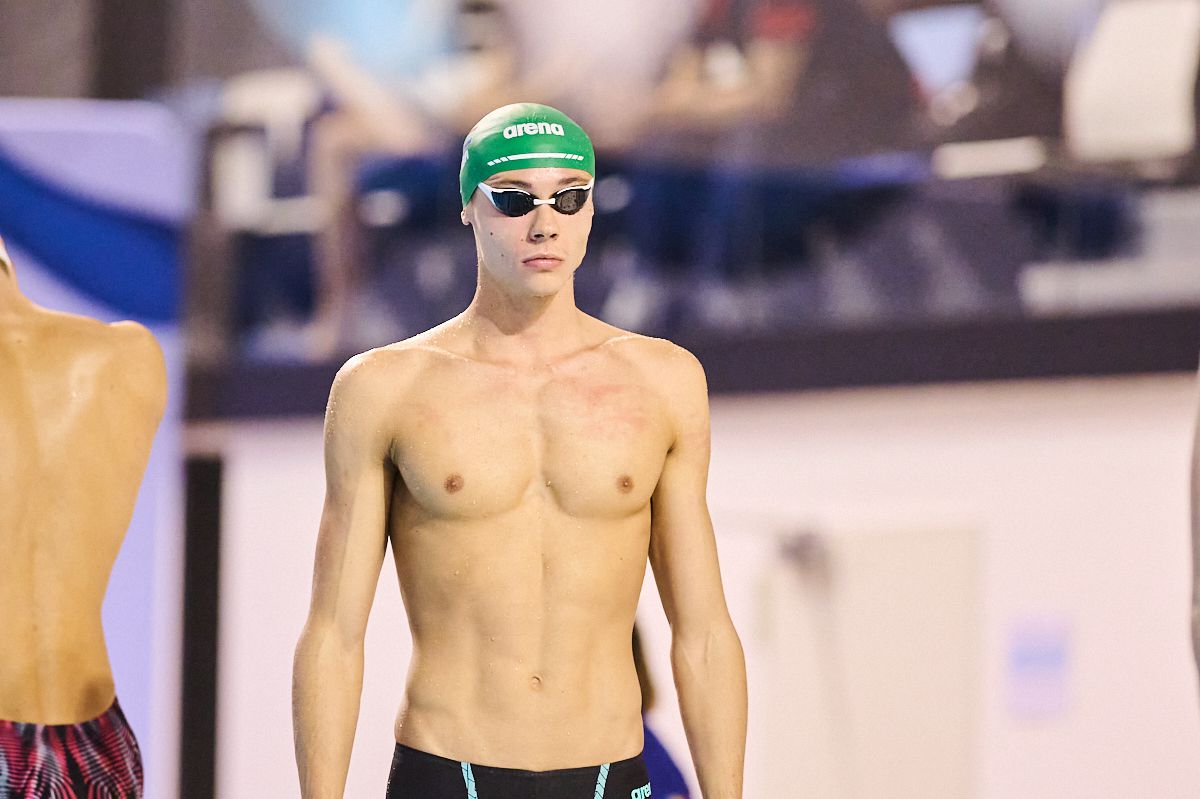 FOTO David Popovici, primul loc în finala de la 100m liber la Campionatele Naționale în bazin scurt