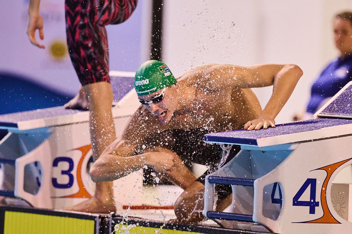 FOTO David Popovici, primul loc în finala de la 100m liber la Campionatele Naționale în bazin scurt
